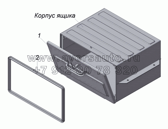 6606-3919010 Ящик для ЗИП в сборе